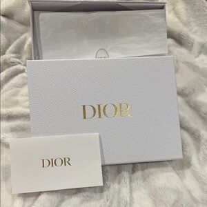 Dior White and Gold Gift Box
